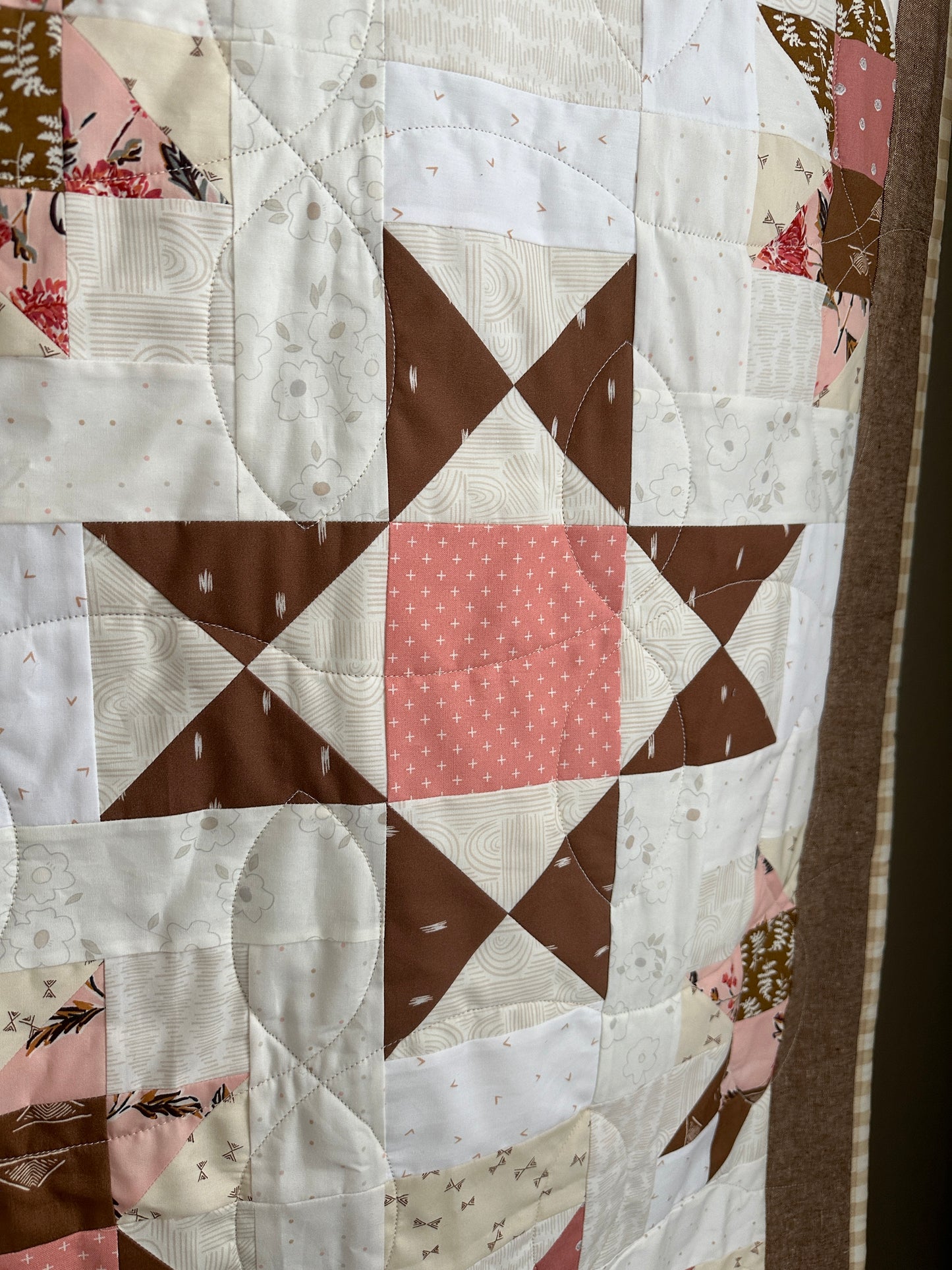 Double Cocoa Stars Quilt Pattern - FREE Pattern