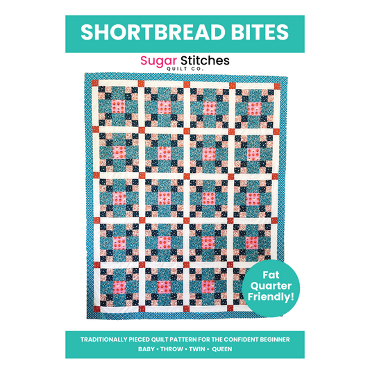 Shortbread Bites Quilt Pattern - Paper Pattern