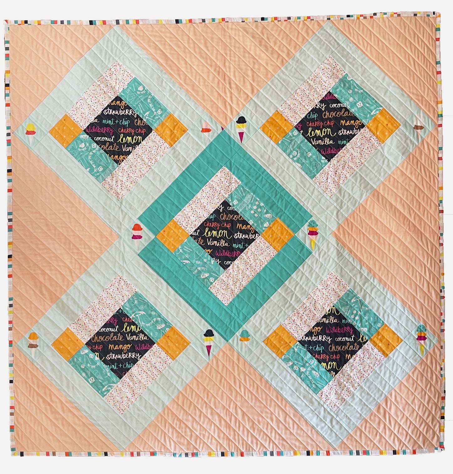 Summer Sherbet Quilt Pattern - PDF Pattern