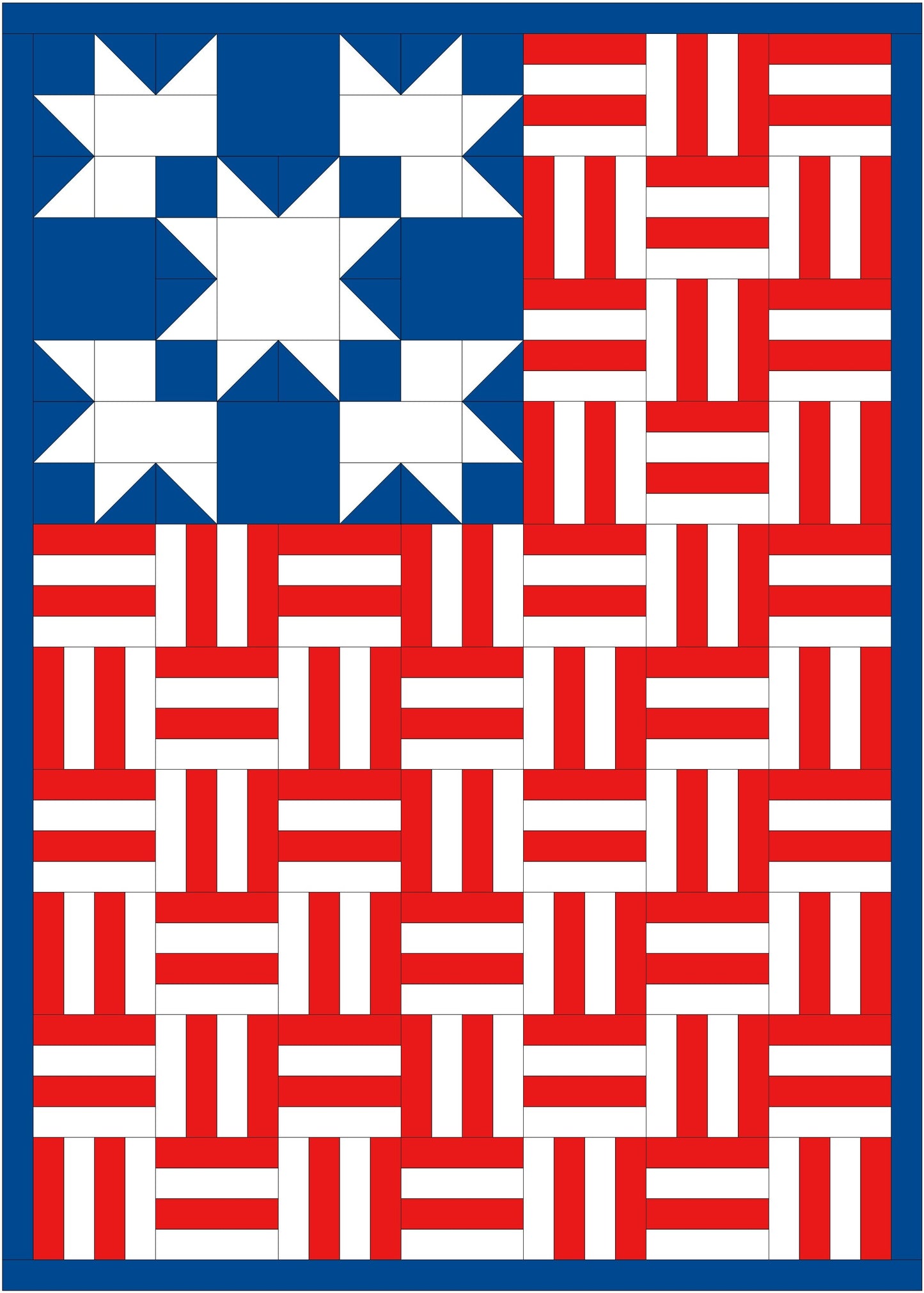 Flag of Sacrifice Quilt Pattern - PDF Pattern