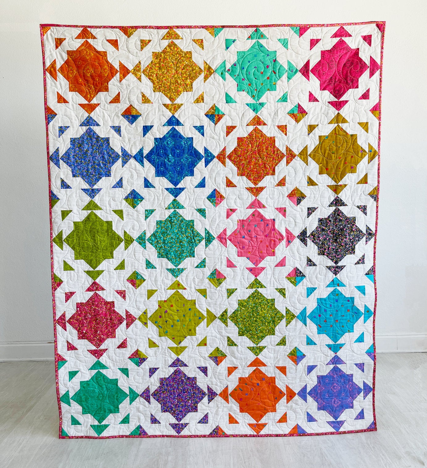 Water Colors Quilt Pattern - PDF Pattern