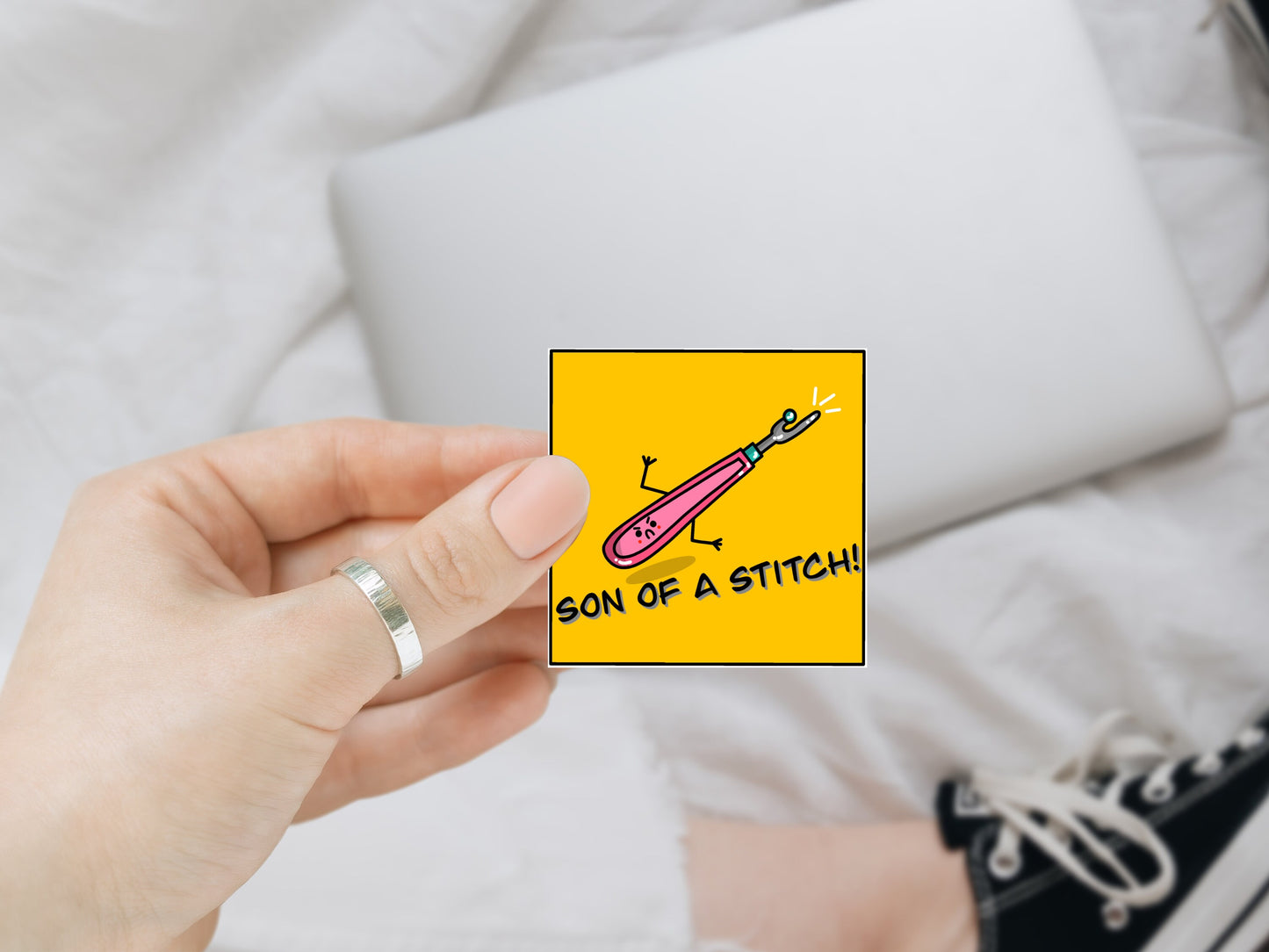 Son of a Stitch Seam Ripper - Quilt Sticker