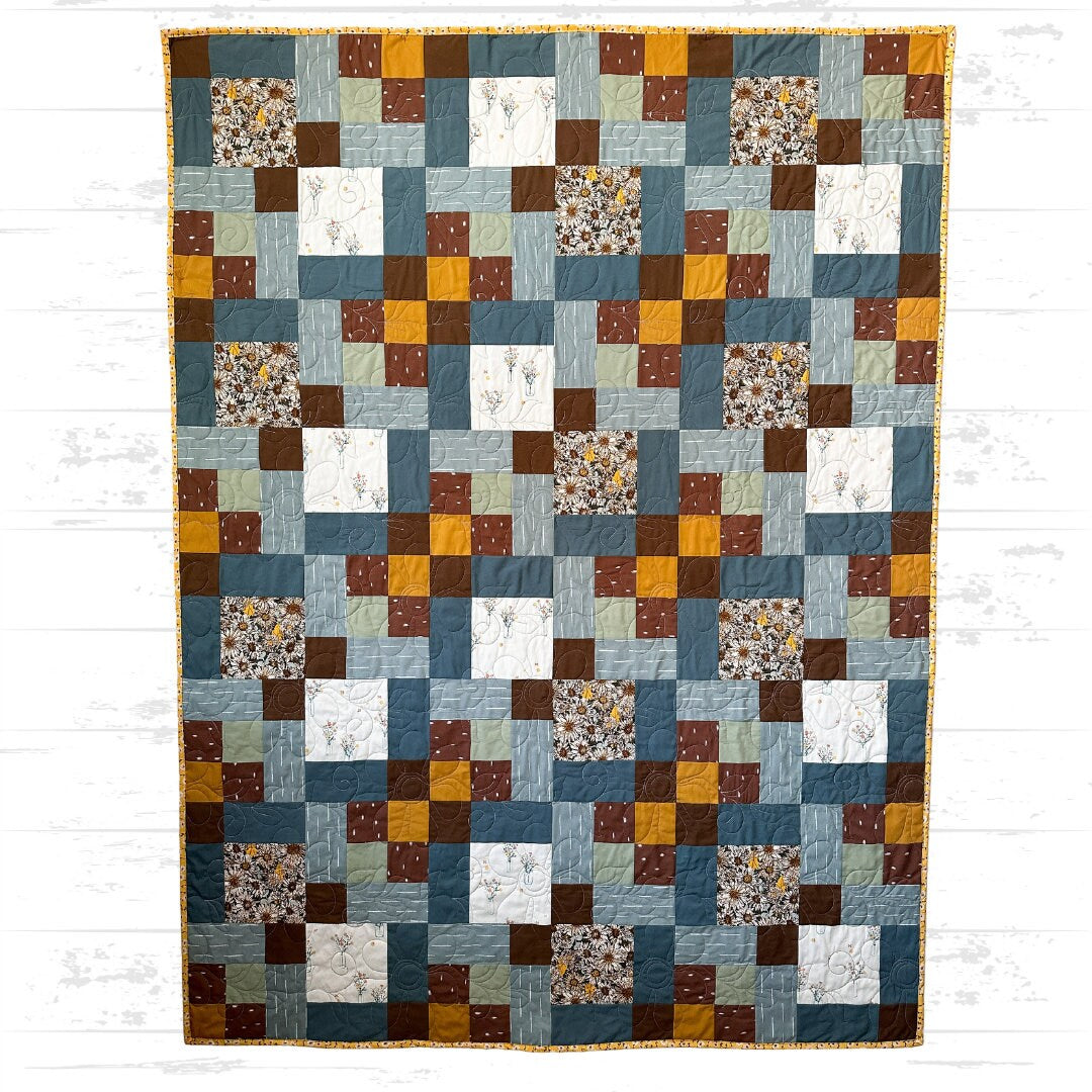 Lemon Squared Quilt Pattern - PDF Pattern