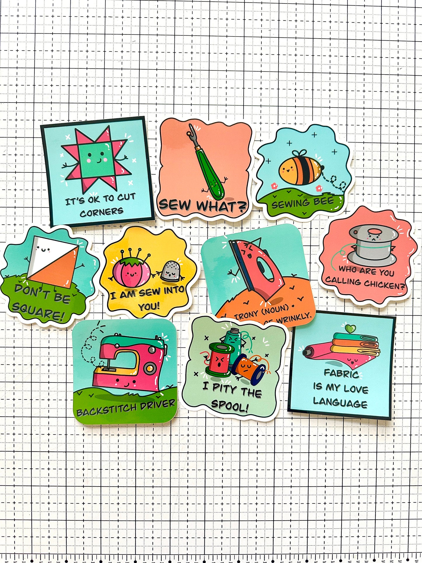 Sew What Seam Ripper - Quilt Sticker